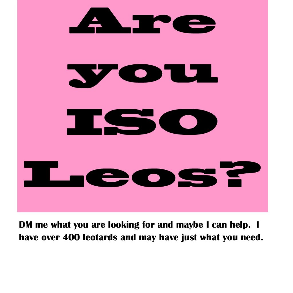 Iso Leotards?